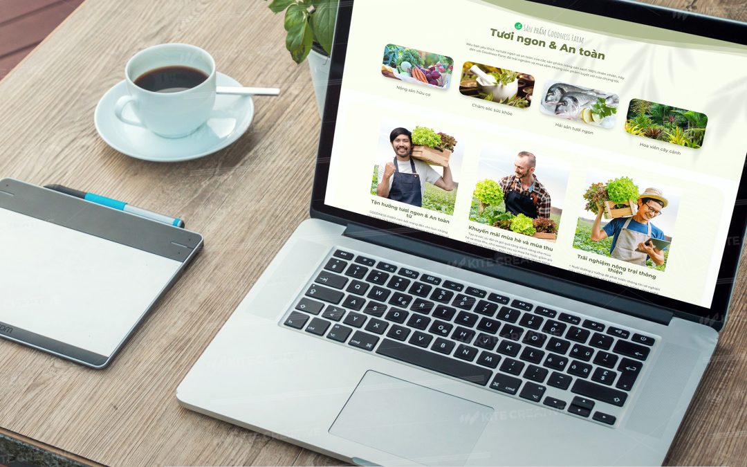 Goodness Farm – Website kinh doanh sản phẩm