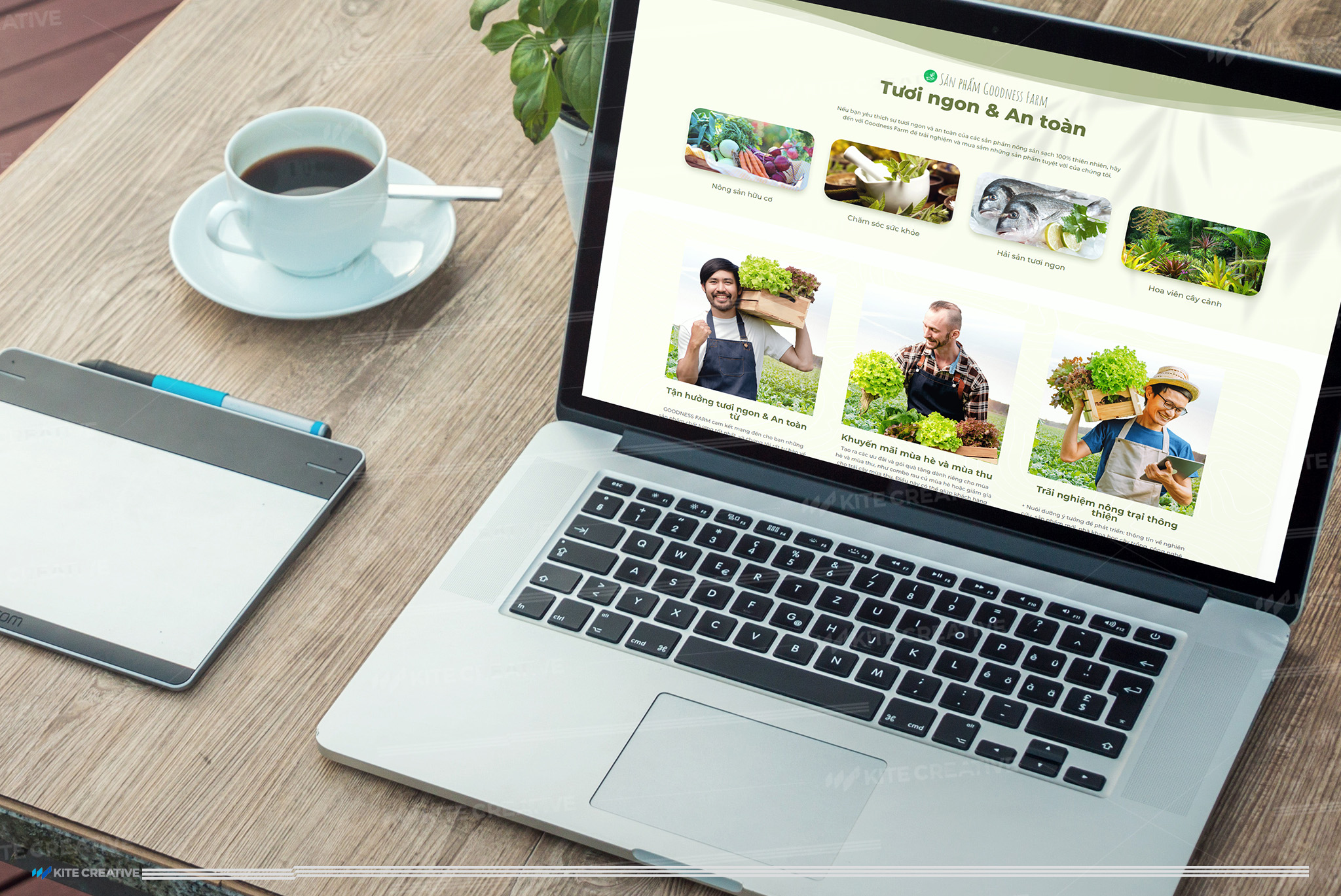 Goodness Farm – Website kinh doanh sản phẩm