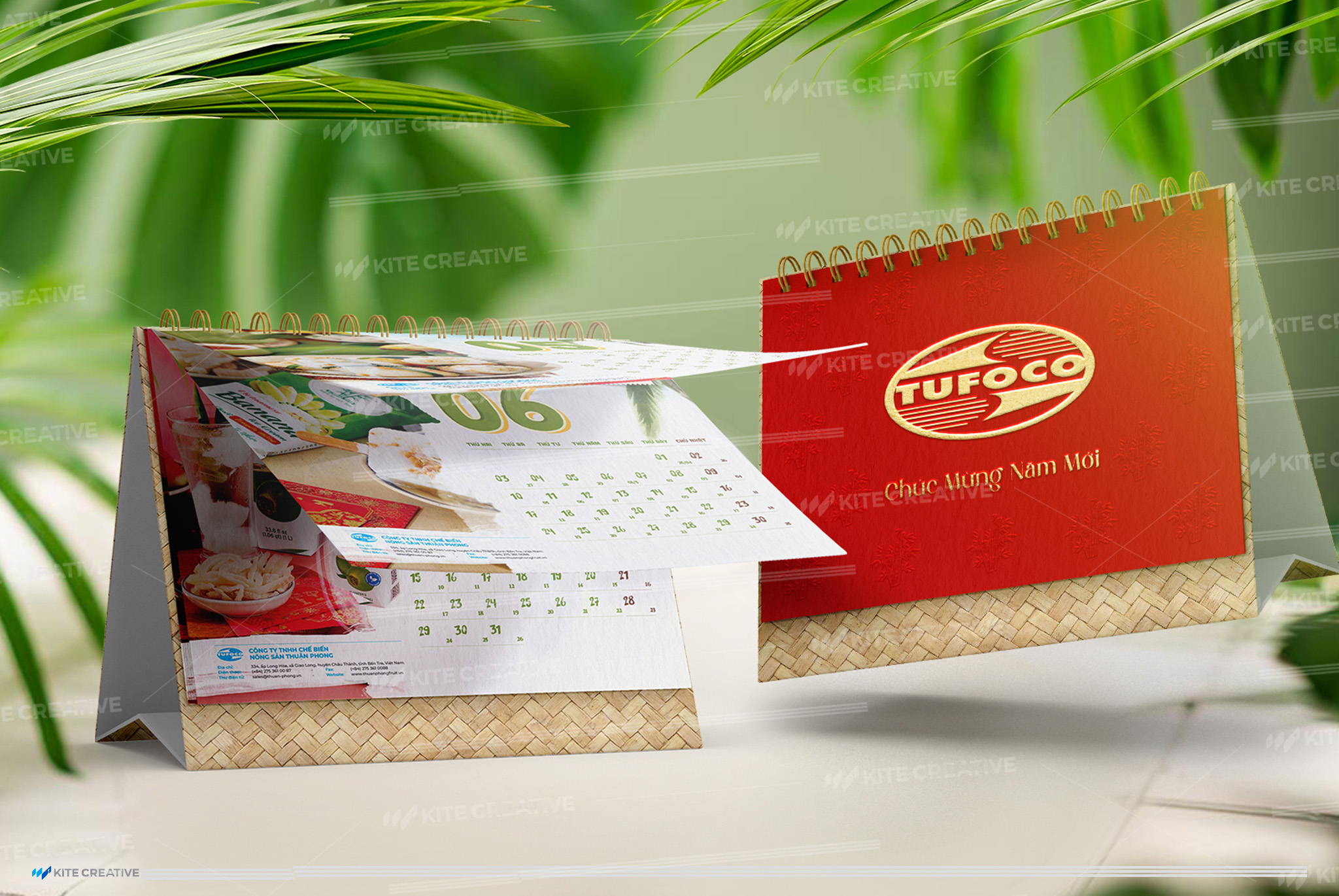 Tufoco (Ba Cây Tre) – Lịch để bàn 2024