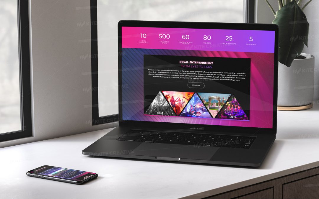 Royal Entertainment – Website giới thiệu doanh nghiệp