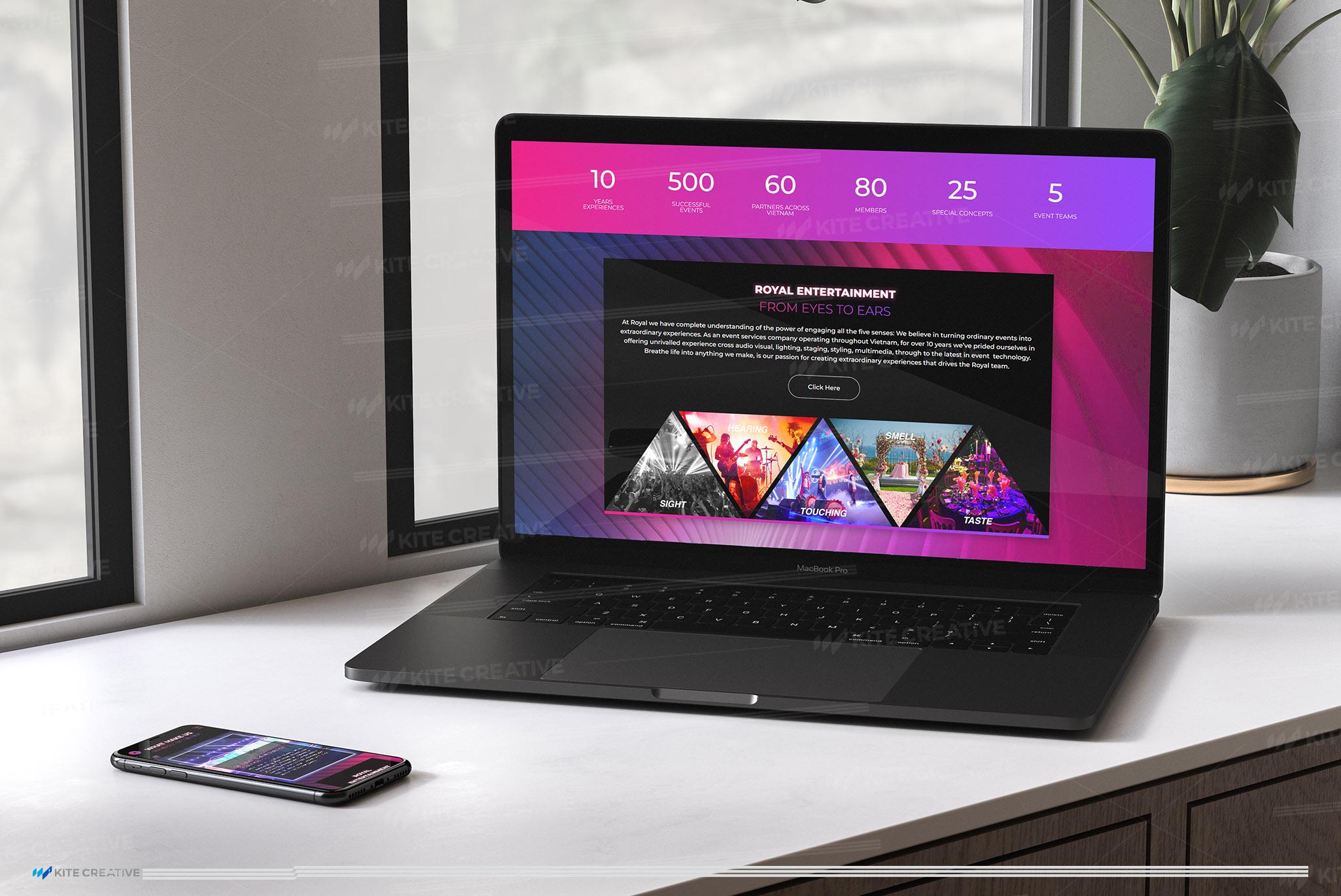 Royal Entertainment – Website giới thiệu doanh nghiệp