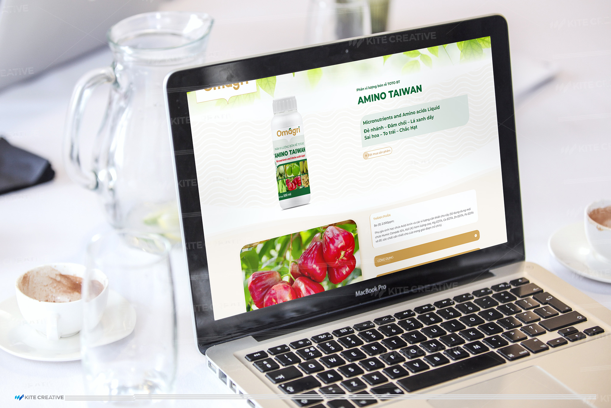 Omagri – Website giới thiệu doanh nghiệp